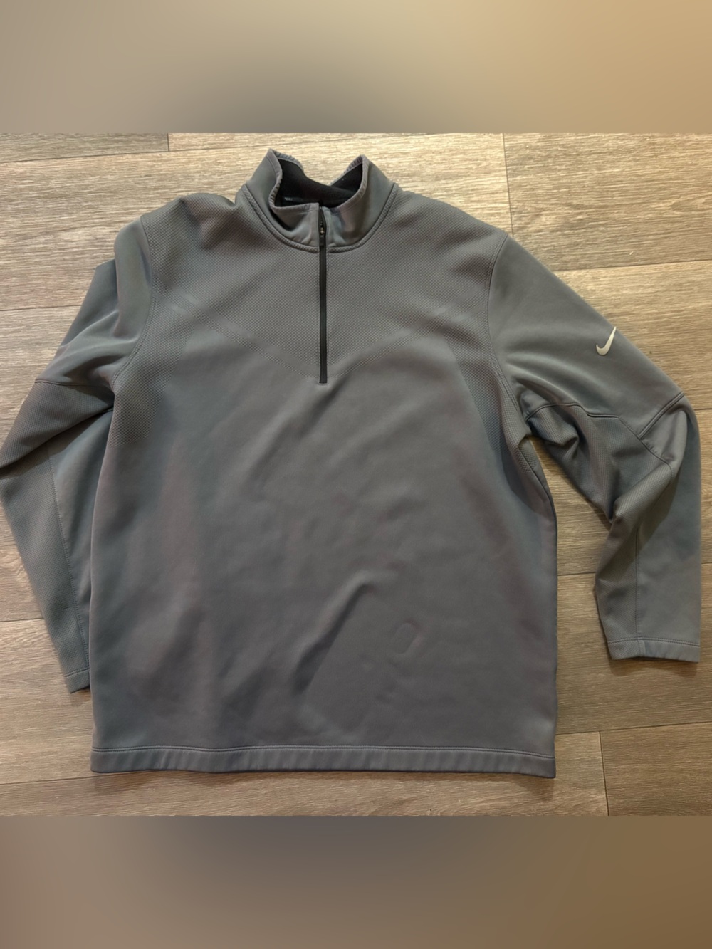 Nike Golf Tour Performance Therma-FIT Gray Quarter Zip Pullover Men’s XL